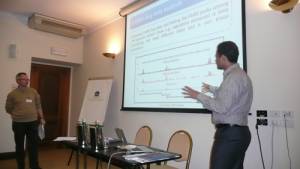 Laurent Falquet guiding the test case presentations